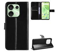 KUSINHOKA Case for UMIDIGI G9 5G/G9C/G9T/G9A,Magnet Closure，Kickstand，Card Slots PU Leather Folio Mobile Phone Case with Leather Wallet Book Flip Folio Stand View Cover,Black