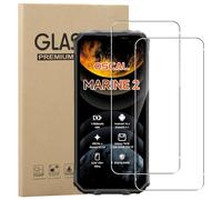 KUSINHOKA Screen Protector for OSCAL Marine 2,[2 Pack] 99.99% HD Full Coverage Easy Installation Round Edge Scratch Resistant Bubble Free,9H Hardness Premium Quality Tempered Glass Film,Transparent