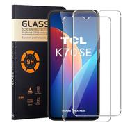 KUSINHOKA Screen Protector for TCL K70 SE,[2 Pack] 99.99% HD Full Coverage Easy Installation Round Edge Scratch Resistant Bubble Free,9H Hardness Premium Quality Tempered Glass Film,Transparent