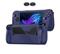 KUSINHOKA Silicone Case for Asus ROG Ally X,Shockproof Anti Scratch Anti Squeeze Non Slip Silicone Dust Protection Cover,Blue