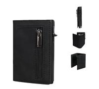 Kusioe Future Wallet with Coin Compartment & RFID Protection - Mini Wallet for Men & Women Small - Ultra Thin Credit Card Case for Men & Women - Slim Wallet with Coin Compartment & Anti-Theft