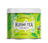 Kusmi Tea Only Spices - 100 gr Loose Tea Tin - Spicy Organic Herbal Tea with Cinnamon, Aniseed, Ginger, Licorice, Fennel & More Spices - Caffeine Free