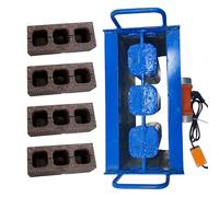 KUSOLE 23kn Mobile Cement Brick, Extrusion Brick Machine, Cement Block Forming Machine,30 Bricks/H, Customizable Molds, 45s Fast Forming Three-HoleBrick