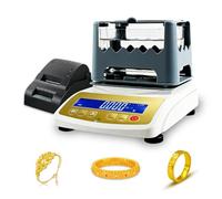 KUSOLE Digital Electronic Purity Tester Machine for Gold & Silver: Maximum Weighing 300g/600g/1200g,Weighing Precision 0.01g, for Accurate Content Measurement & Valuation 1200K+Printer