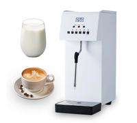 KUSOLE Fully Automatic Constant Temperature Multifunctional Steam Milk Frother, Commercial Milk Frother, Stainless Steel Material, With Lcd Display, For Coffee and Milk Tea