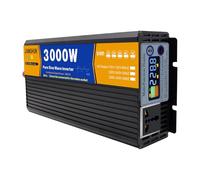 KUSOLE Pure Sine Wave Inverter 3000W Peak 12V 24V 48V 60V 72V DC to 110V 220V AC Power Solar Inverter Converter for Off-Grid, RV, Truck, Boat, Camping and Home 72V-110V
