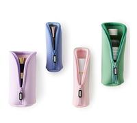 KUSSHI Neoprene Mini Makeup Pouch Set for Purse and Travel - 4 Travel Pouches for Delicate Bottles and Beauty Items - For Foundations, Serums, Perfumes (The Neutral Collection 4 Pack - S, M, L, XL),