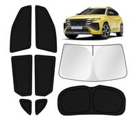 KUST Car Window Shades for Hyundai Tucson 2016-2020 2021 Windshield Sun Shade Side Window Cover UV Block Privacy Protection Accessories for Camping Blackout Rear Back Full Set 8PCS