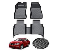 KUST Custom Fit Floor Mats for Nissan Sentra 2014 2015 2016 2017 2018 2019 All Weather Floor Mat Liners 1st and 2nd Row Full Set Liners Non-Slip