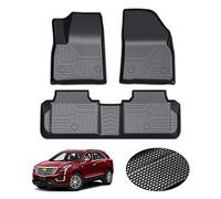 KUST Floor Mats for Cadillac XT5 2017-2023 2024 Floor Mat Liners All Weather Car Mats 1st & 2nd Row Carpet Liners Black Non-Slip