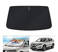 KUST Windshield Sun Shade for 2014-2020 Nissan Rogue (NOT for Rogue Sport & 2021 Rogue 3rd Gen. T33) Sunshade Foldable Window Sun Visor Protector Blocks UV Rays Keep Your Car Cooler