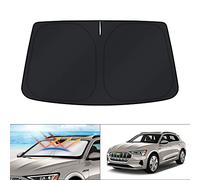 KUST Windshield Sun Shade for Audi Q8 E-Tron 2019-2023 E Tron SUV Window Sunshade Sun Visor Protector Foldable Blocks UV Rays Keep Your Car Cooler (Not for Audi e-tron GT Q4 Q5)