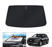 KUST Windshield Sun Shade for Hyundai Kona 2018 2019 2020 2021 Sunshade Foldable Sun Visor Protector Blocks UV Rays Keep Your Car Cooler