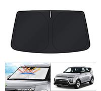 KUST Windshield Sun Shade for Kia Soul 2020 2021 2022 2023 2024 2025 2026 Accessories Window Sunshade Sun Visor Protector Foldable Blocks UV Rays Keep Car Cooler