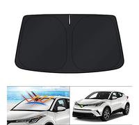 KUST Windshield Sun Shade for Toyota CHR 2018-2023 CH-R Window Cover Sun Visor Foldable Sunscreen Blocks UV Rays Keep Your Car Cooler