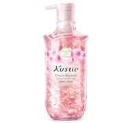 Kustie Shower Gel - Visible Cherry Blossom Petal & Sakura Extract, Niacinamide | Gentle Cleanse | Moisturizing & Soften Skin | Hyaluronic Acid & Antioxidant for Sensitive & Dry Skin, 500ml