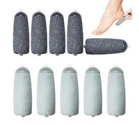 Kustimantu Callus Remover | Ten Pieces Foot Grinder Roller Head Attachments | Callus Remover Attachments - For Holidays and Travel, Home, Spa , Pedicures, Women and Men, as well as