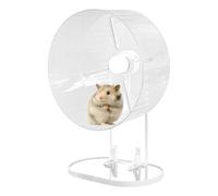 Kustimantu Silent Hamster Wheel, Dwarf Hamster Wheel, Animal Exercise Wheels, Quiet Acrylic, Small Skins, Spinner Hamster, Running Accessories, Toy for Gerbils, Mice