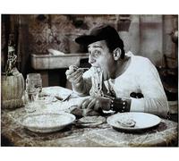 KUSTOM ART Alberto Sordi Italian Actors Series Wall Poster Art Print on Coated Paper 40 x 30 cm Without Frame