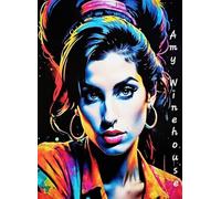 KUSTOM ART Amy Winehouse Series Wall Decorative Poster with Colourful Illustration Art Print on Coated Paper 40 x 30 cm Without Frame
