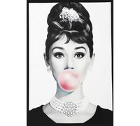 KUSTOM ART Audrey Hepburn Hollywood Star Series Wall Decorative Poster Art Print on Coated Paper 42 x 30 cm Without Frame