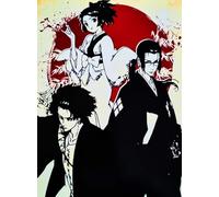 KUSTOM ART Decorative Wall Poster Manga and Anime Samurai Champloo Print on Coated Paper 40 x 30 cm Without Frame