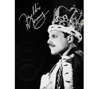 KUSTOM ART Freddie Mercury Singers Series Wall Decorative Poster with Crown Art Print on Coated Paper 40 x 30 cm Without Frame