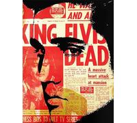 KUSTOM ART King Elvis is Dead Wall Art Poster Art Print on Art Paper 40 x 30 cm No Frame