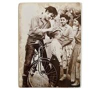 Kustom Art Magnet (magnet) Series Famous Actors Elvis Presely Vintage for Refrigerator/Garage/Bar Print on Wood 10x6cm