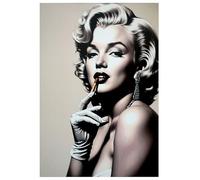 KUSTOM ART Marilyn Monroe Hollywood Famous Actors Series Wall Decorative Poster Art Print on Coated Paper 40 x 30 cm Without Frame