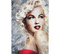 KUSTOM ART Marilyn Monroe Pop Art Street Art Style Wall Art Print on Coated Paper 42 x 30 cm No Frame