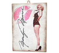 KUSTOM ART Picture Vintage Style Marilyn Monroe Collectible Wood Print