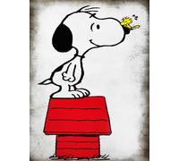 KUSTOM ART Snoopy Cartoon Characters Series Decorative Wall Poster Art Print on Coated Paper 40 x 30 cm Without Frame