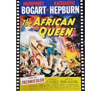 KUSTOM ART The African Queen Movie Poster Series Decorative Poster Print on Cardboard 40 x 30 cm Without Frame