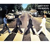 KUSTOM ART Wall Decorative Poster Series Singers Celebrity Beatles Walk Stripes Abbey Road Art Print on Cardboard 40 x 30 cm Without Frame