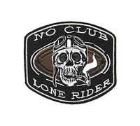 KUSTOM FACTORY Patch No Club Lone Rider