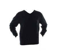 Kustom Kit Arundel Long Sleeve V-Neck Sweater - 18 UK - Black