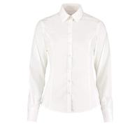 Kustom Kit Business Blouse Long Sleeve Tailored Fit Womenâ€™s Corporate Shirt