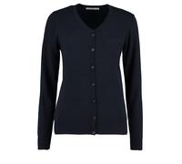 Kustom Kit Cardigan Arundel Long Sleeve V-Neck Office Top Button Down Corporate