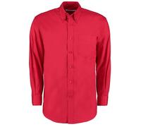 Kustom Kit Classic Fit Long Sleeve Premium Everyday Essential Oxford Shirt