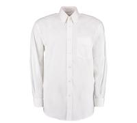 Kustom Kit Classic Fit Long Sleeve Premium Everyday Essential Oxford Shirt
