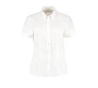 Kustom Kit Corporate Oxford Blouse Short Sleeve - White* - UK 18 / US 14 / EU 46