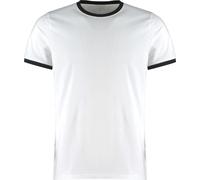 Kustom Kit Fashion Fit Ringer Tee KK508 - Men's Workwear Short Sleeved Plain T