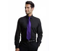 Kustom Kit KK104 Men's Long Sleeve Business Shirt Light Blue - Si 17"