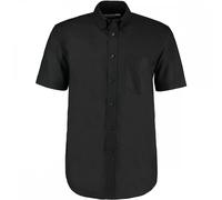 Kustom Kit KK350 Men's Workwear Oxford Short Sleeve Shirt Black - 17.5"
