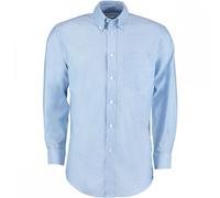 Kustom Kit KK351 Men's Workwear Oxford Long Sleeve Shirt Light Bl 16.5"