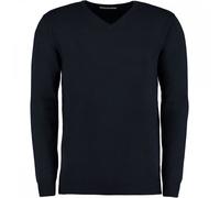 Kustom Kit KK352 Men's Arundel Long Sleeve V-Neck Sweater Navy Bl 2XL