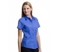 Kustom Kit KK360 Ladies' Workwear Oxford Short Sleeve Shirt White 8