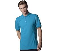 Kustom Kit KK413 Mens Short Sleeve Slim Fit Polo Shirt - Black - Small