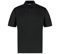 Kustom Kit KK444 Men's Cooltex Plus Pique Polo (Regular Fit) - Black - L